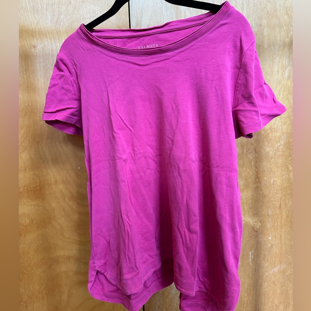100% Cotton Magenta Tee